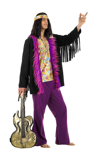 70er Jahre Hippie Kostüm Herren