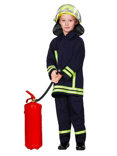 Feuerwehr Feuerwehrmann Kostüm Kinder
