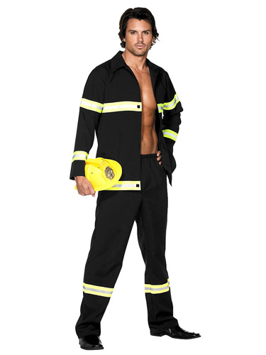 Kinder Feuerwehrmann-Kostüm Set – Komplett Mit Helm, Werkzeug & Spielzeug-Feuerlöscher