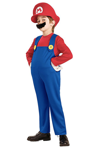 Mario und Luigi Kostüm Kinder