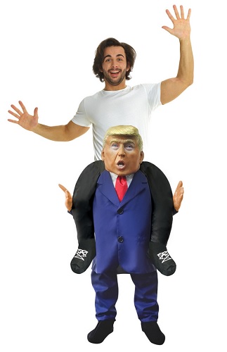 Donald Trump Kostüm Huckepack