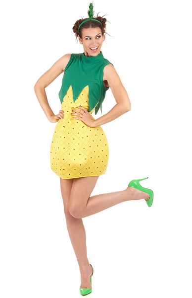 Ananas Kostüm Damen Frauen Erwachsene