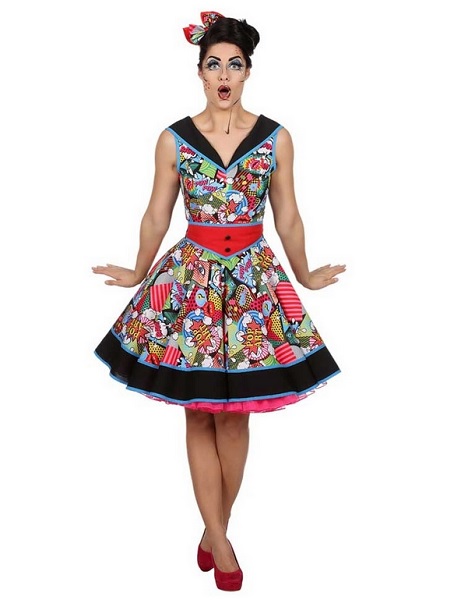 Pop Art Kostum Fur Damen Herren Kinder Gunstig Kaufen