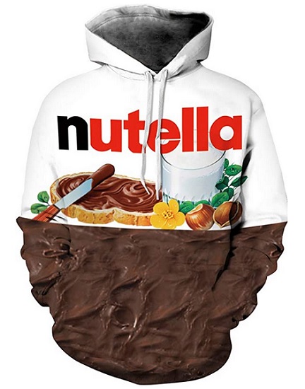 Nutella Hoodie Pullover Nutella Kostüm